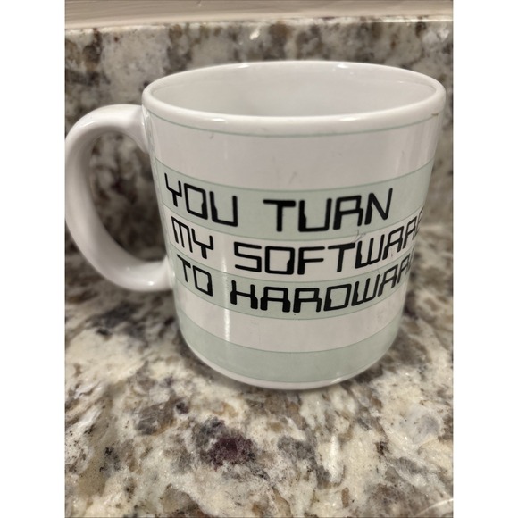Taylor & Ng Other - Vintage 1984 Terminal Madness Coffee Tea Cup Mug Compu-Mug Taylor & NG